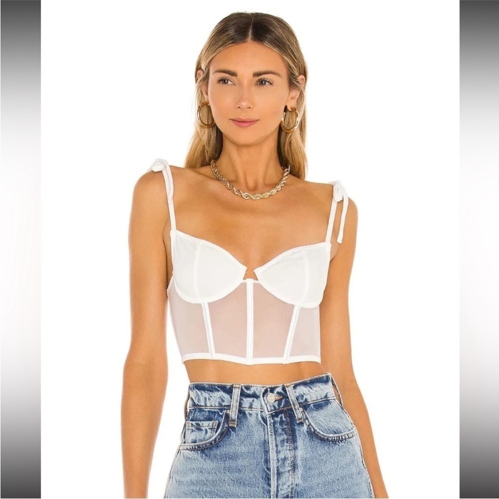 Kat The Label Femme Bustier Almond Small Nwt — image 4 of 8